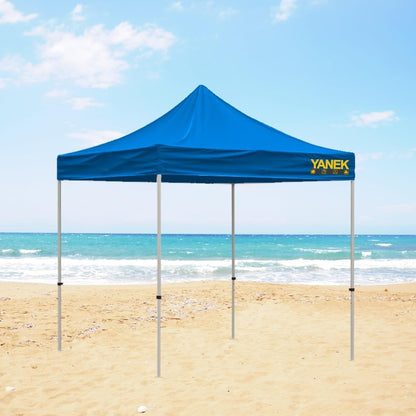 YANEK 3x3 Meter Gazebo Tent – Durable 600D Waterproof Cloth Outdoor Shelter, Foldable Pop-Up Canopy, Perfect for Parties, Events, Camping, and BBQs – Heavy-Duty Backyard Tent (Red)