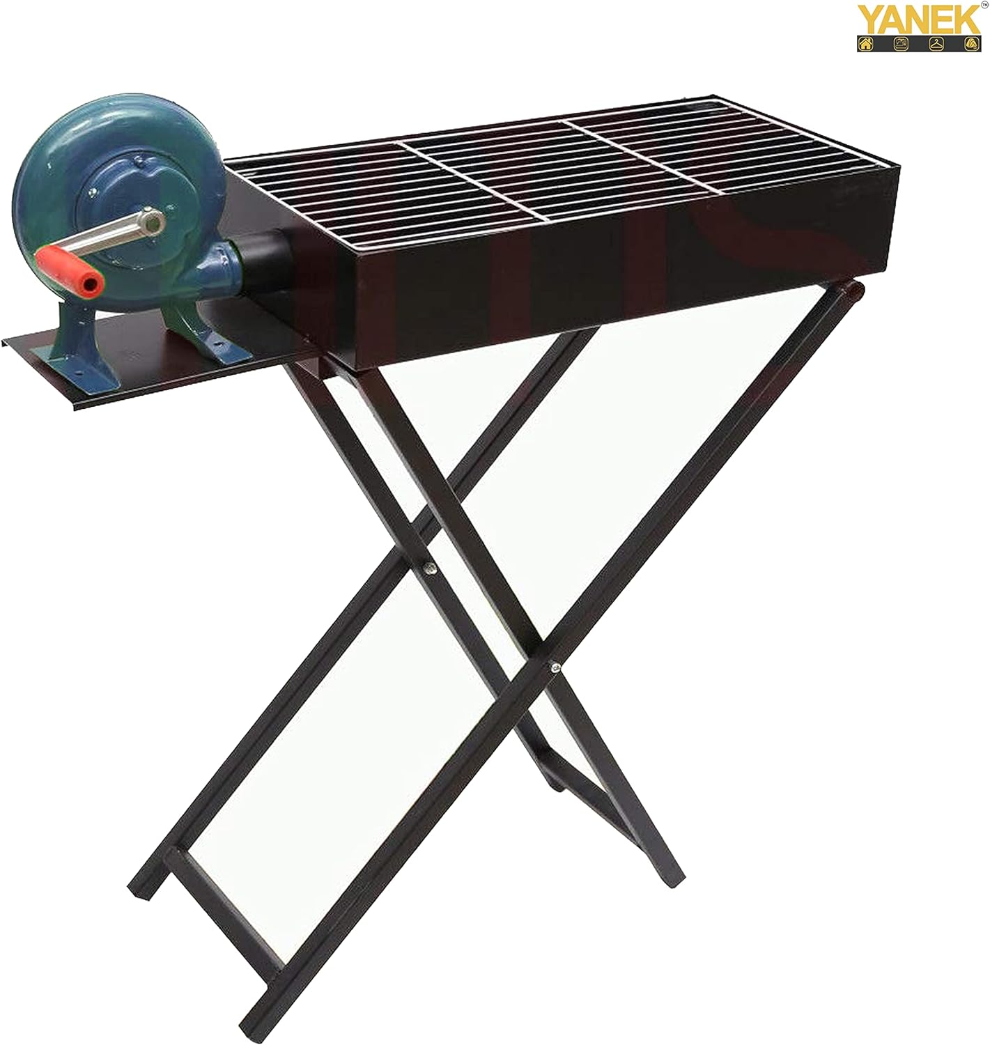 YANEK BBQ Fan – Metal Air Blower Manual Fire Starter | Best BBQ Tool for Kitchen, Camping, Hotels & Outdoor Cooking | Wholesale BBQ Grills UAE.