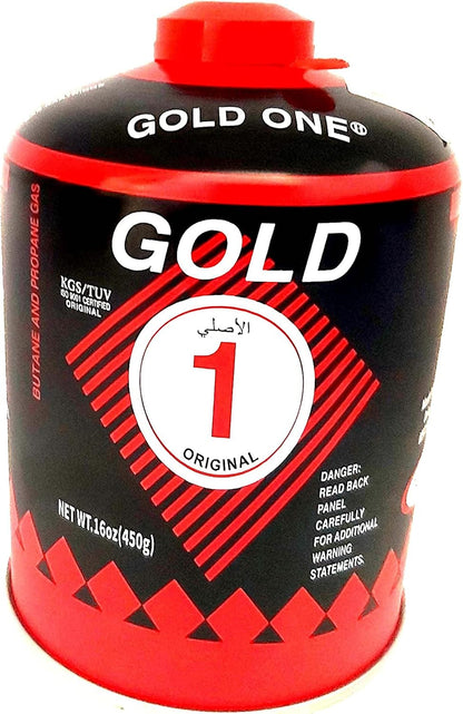 Camping Gas – Butane Gas Screw Type Cartridge 450g | Propane Valve | Portable Fuel for BBQ & Camping | Wholesale BBQ Grills & Fuel UAE.