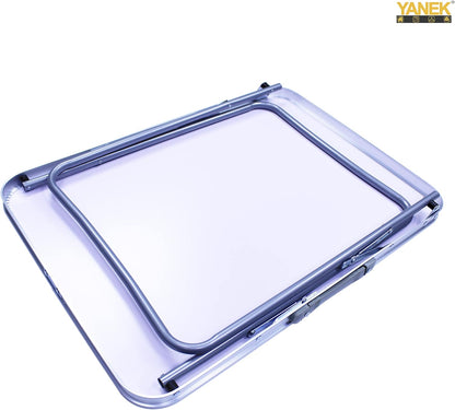 YANEK Foldable Camping Table – Portable Wooden Top with Steel Frame (70x50 cm) | BBQ, Camping & Outdoor | Wholesale Outdoor Equipment UAE.