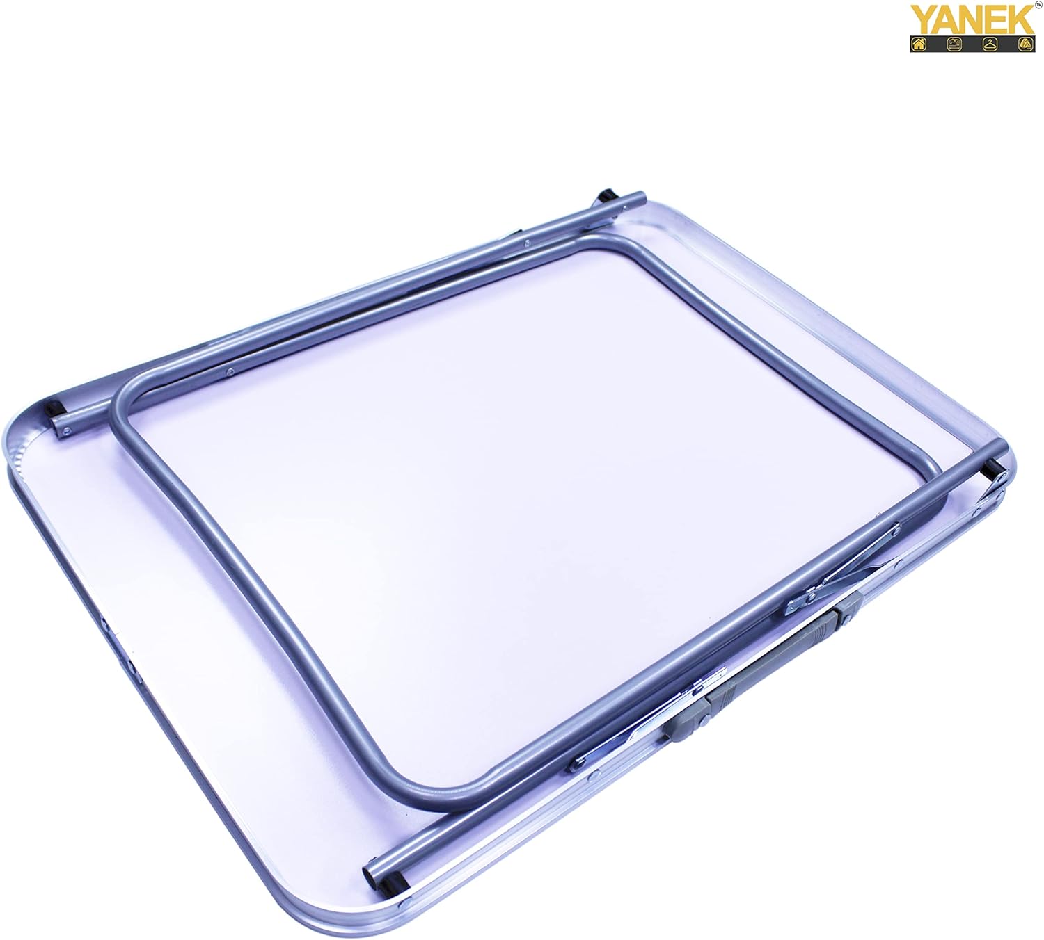 YANEK Foldable Camping Table – Portable Wooden Top with Steel Frame (70x50 cm) | BBQ, Camping & Outdoor | Wholesale Outdoor Equipment UAE.