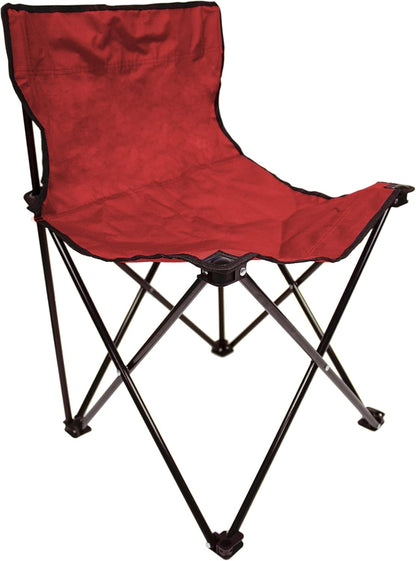 YANEK Foldable Camping Chair – Portable, Ultra-Light with Carry Bag (Red) | BBQ, Beach & Outdoor | Wholesale Camping Gear UAE.