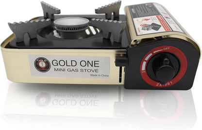 YANEK Mini Portable Gas Stove – Compact Butane Stove with Carry Case | Camping, BBQ & Emergency Gear | Wholesale BBQ Grills & Fuel UAE.