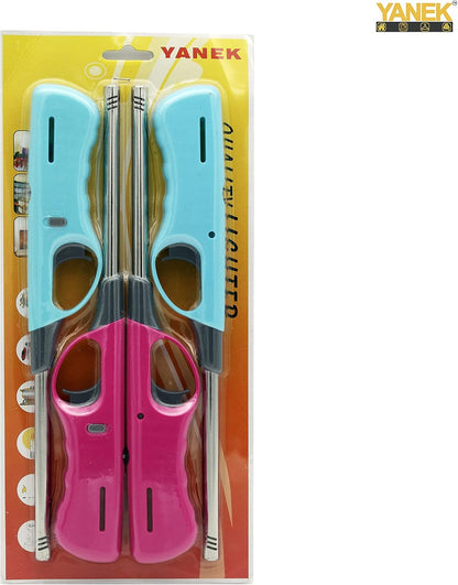 YANEK Gas Lighter – Refillable Butane Lighter (Pack of 4) | For Kitchen, BBQ & Camping | Wholesale BBQ Grills & Fuel UAE.