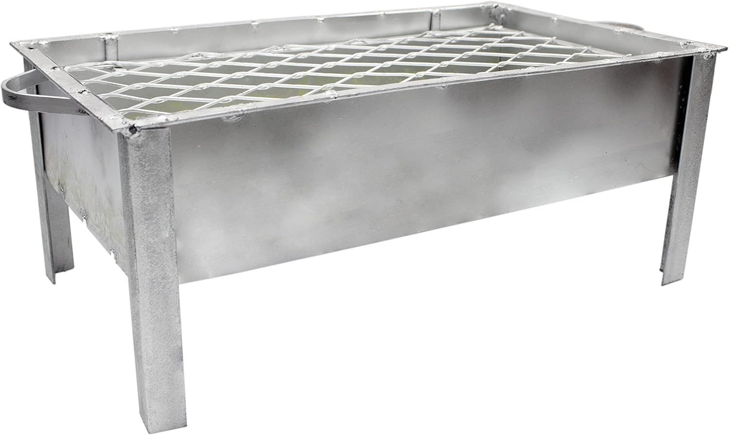 YANEK BBQ Grill – Galva Silver Portable Stainless Steel Grill | For Camping, Picnic, BBQ & Outdoor Cooking | Wholesale BBQ Grills UAE