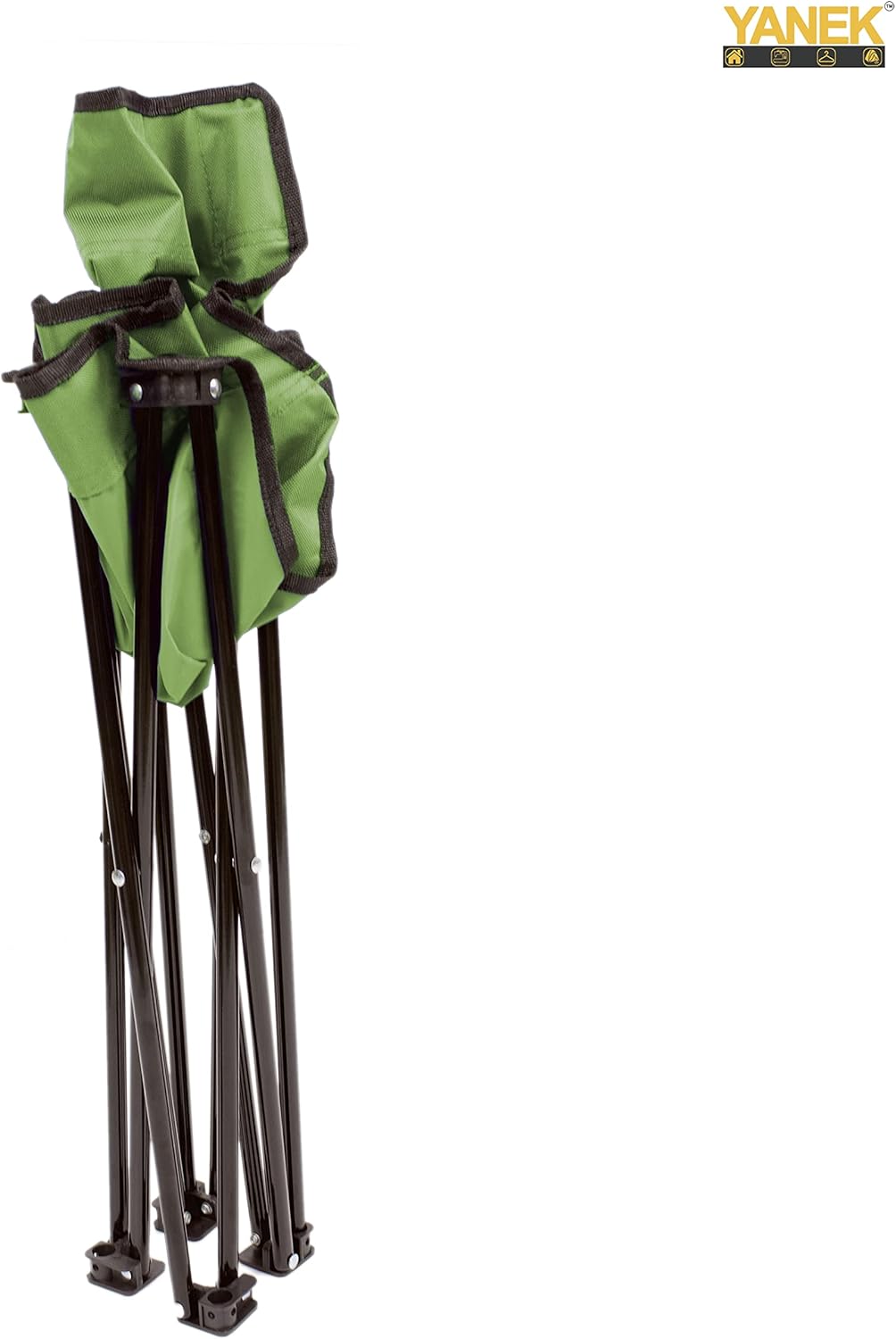 YANEK Foldable Camping Chair – Portable, Ultra-Light with Carry Bag (Red) | BBQ, Beach & Outdoor | Wholesale Camping Gear UAE.