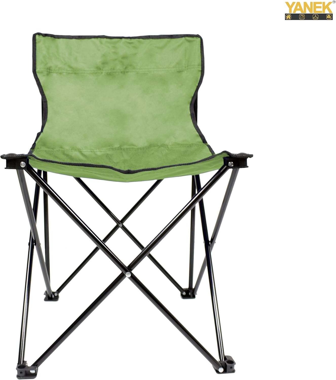 YANEK Foldable Camping Chair – Portable, Ultra-Light with Carry Bag (Red) | BBQ, Beach & Outdoor | Wholesale Camping Gear UAE.