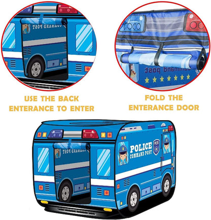 YANEK Kids Play Tent – School Bus | Foldable Indoor & Outdoor Tent with Carry Bag | Wholesale Camping Gear UAE.