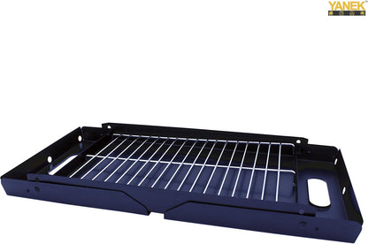 YANEK Portable BBQ Grill – Foldable Stainless Steel Barbecue Pit with Handle | For Camping, Picnic & Outdoor Cooking | Wholesale BBQ Grills UAE.