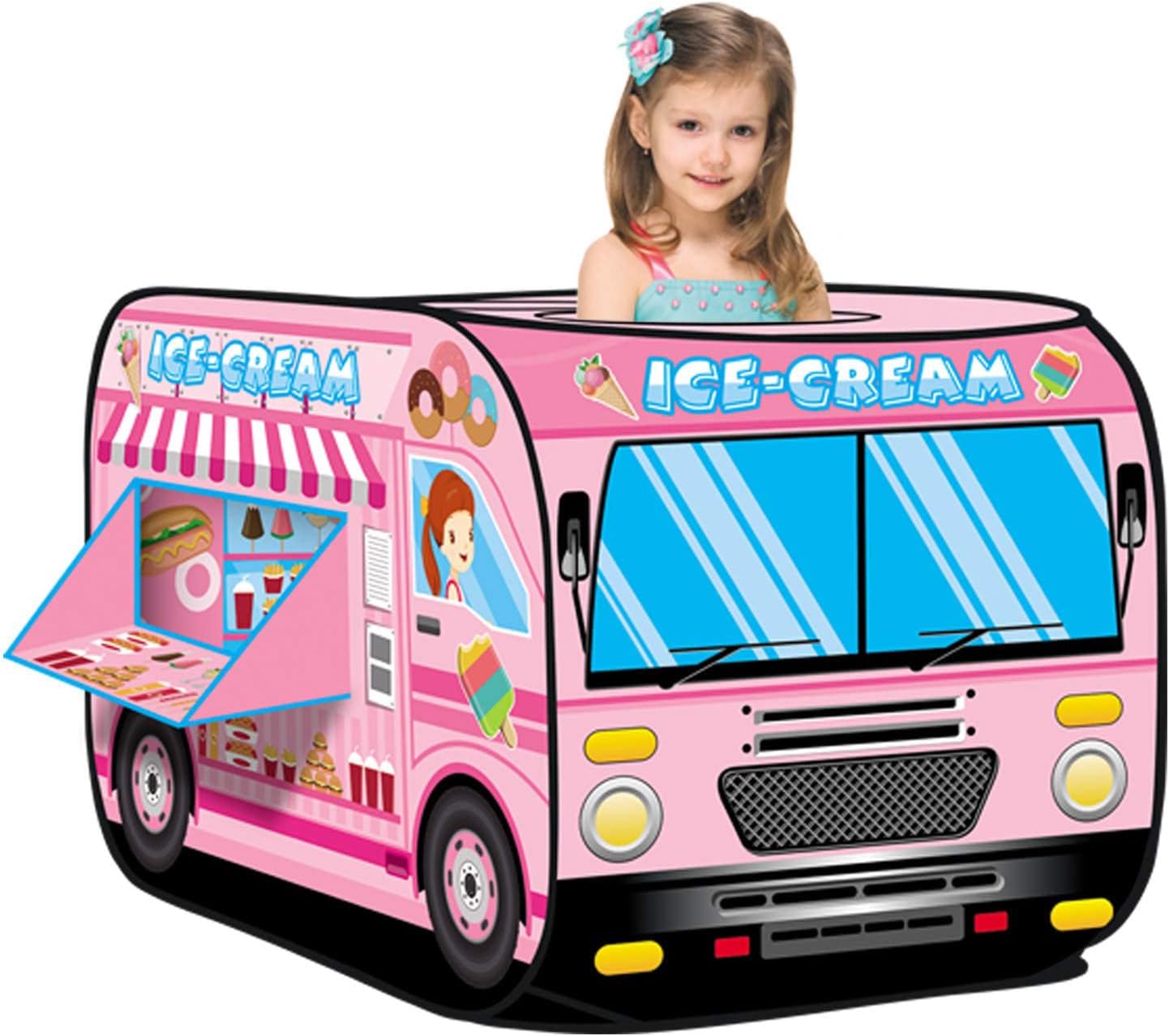 YANEK Kids Play Tent – School Bus | Foldable Indoor & Outdoor Tent with Carry Bag | Wholesale Camping Gear UAE.