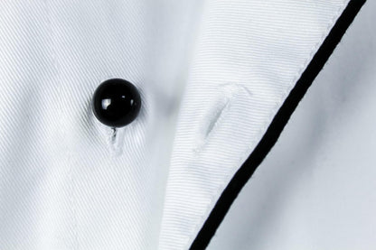 YANEK Men’s Chef Jacket – Breathable Poly-Cotton with Pearl Buttons | Durable & Soil-Resistant Kitchen Uniform | Wholesale Kitchen Uniforms UAE