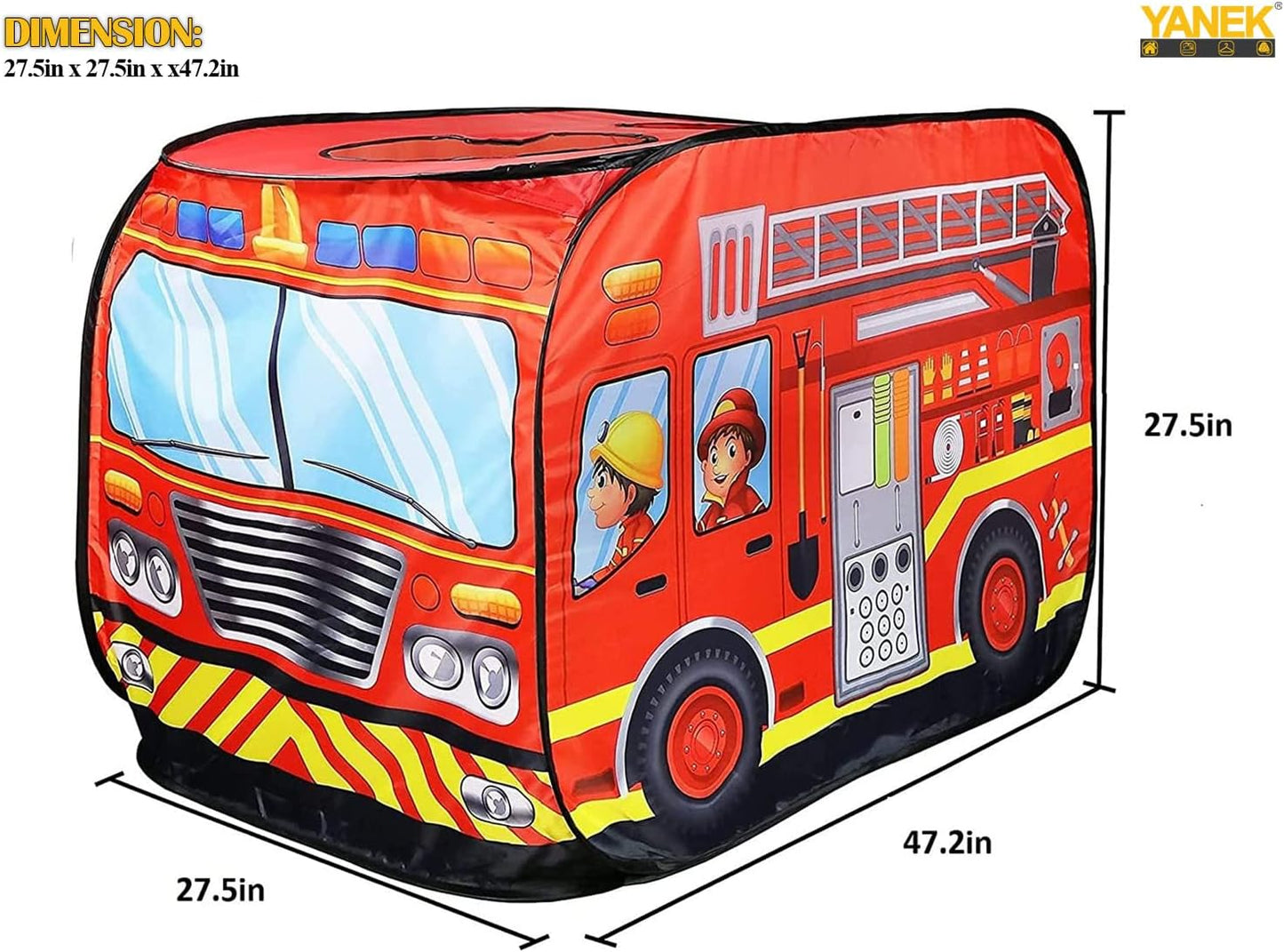 YANEK Kids Play Tent – School Bus | Foldable Indoor & Outdoor Tent with Carry Bag | Wholesale Camping Gear UAE.