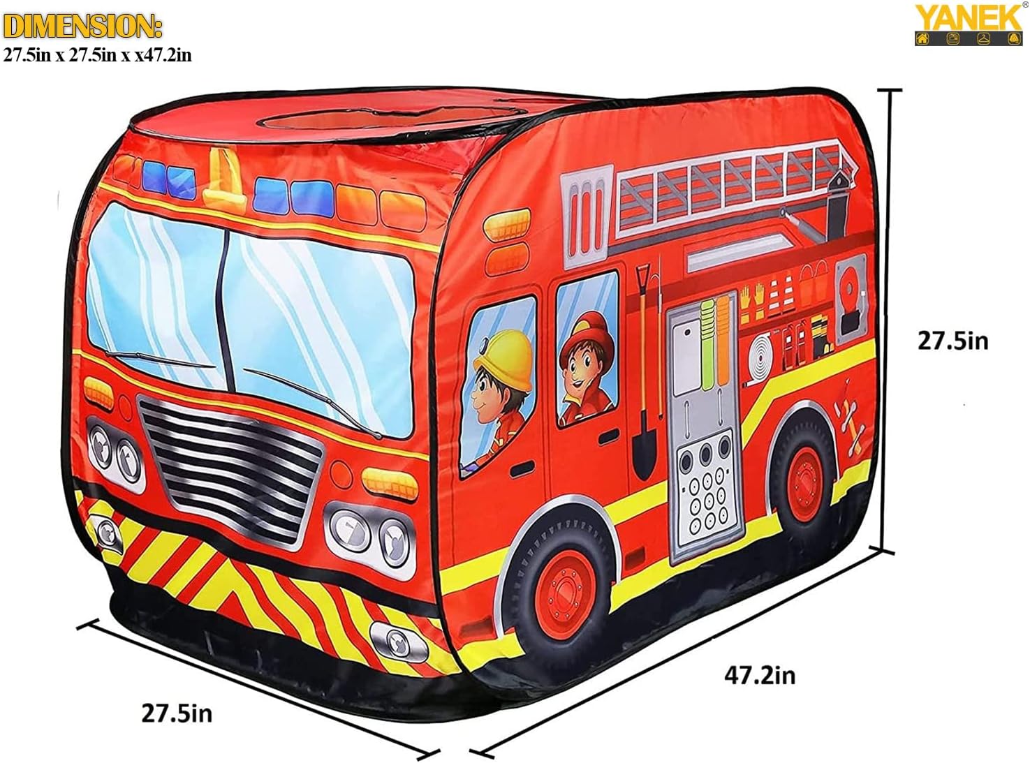 YANEK Kids Play Tent – School Bus | Foldable Indoor & Outdoor Tent with Carry Bag | Wholesale Camping Gear UAE.