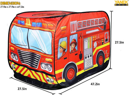 YANEK Kids Play Tent – School Bus | Foldable Indoor & Outdoor Tent with Carry Bag | Wholesale Camping Gear UAE.