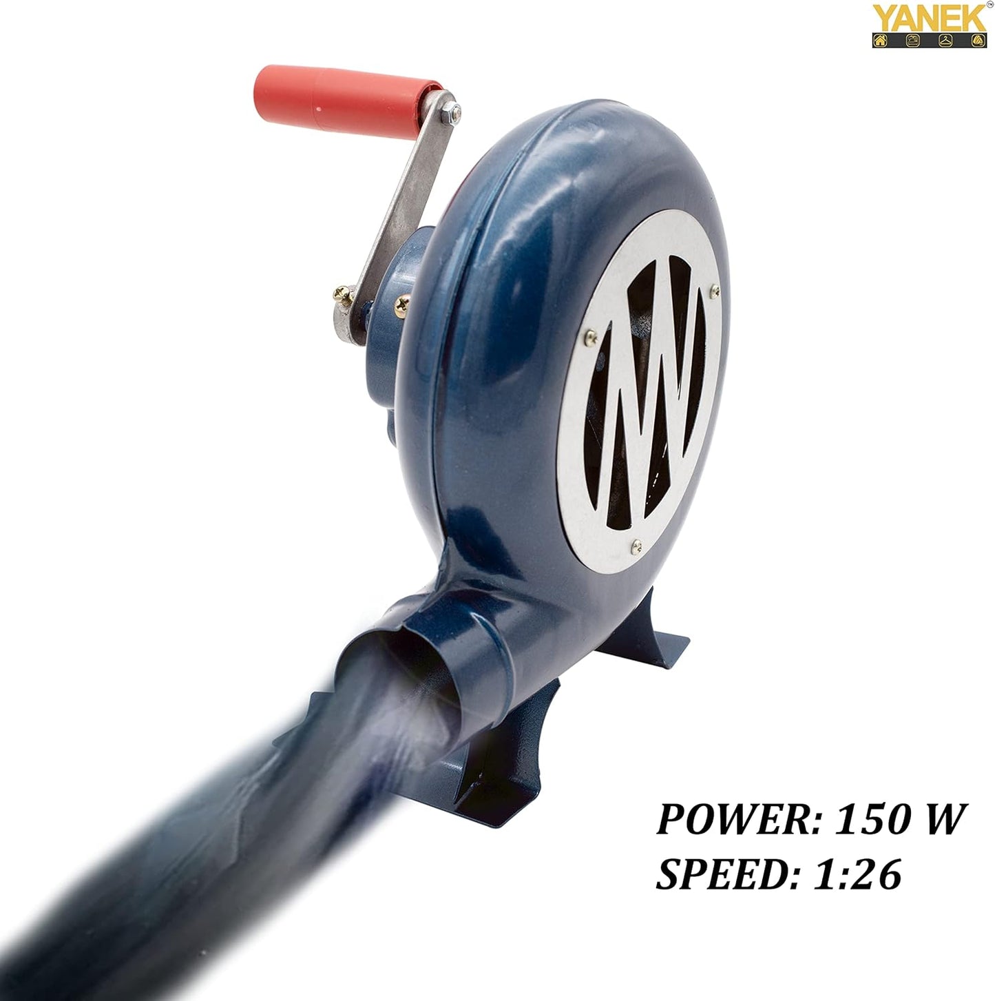 YANEK BBQ Fan – Metal Air Blower Manual Fire Starter | Best BBQ Tool for Kitchen, Camping, Hotels & Outdoor Cooking | Wholesale BBQ Grills UAE.