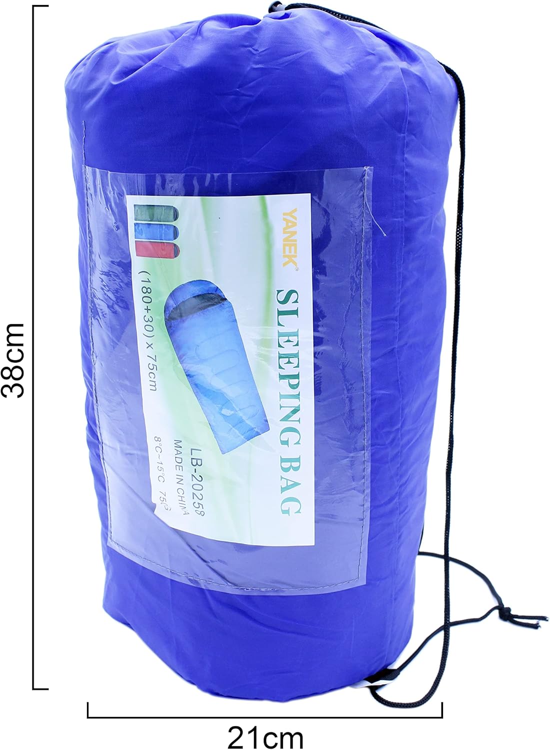 YANEK Sleeping Bag – Lightweight & Water-Resistant | Cotton Hollow Filled | 5-20°C for Camping, Hiking, Backpacking & Mountaineering | Wholesale Camping Gear UAE.