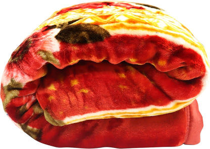 Yanek King Size Mink Fleece Blanket - Single Bed 160 x 220 cm |Ultra Soft & Silky| Multicolour| Printed Design| Perfect for Autumn Winter Bed Home & Gifts| Ideal for Workers Staff & Comfort (2 Kg).