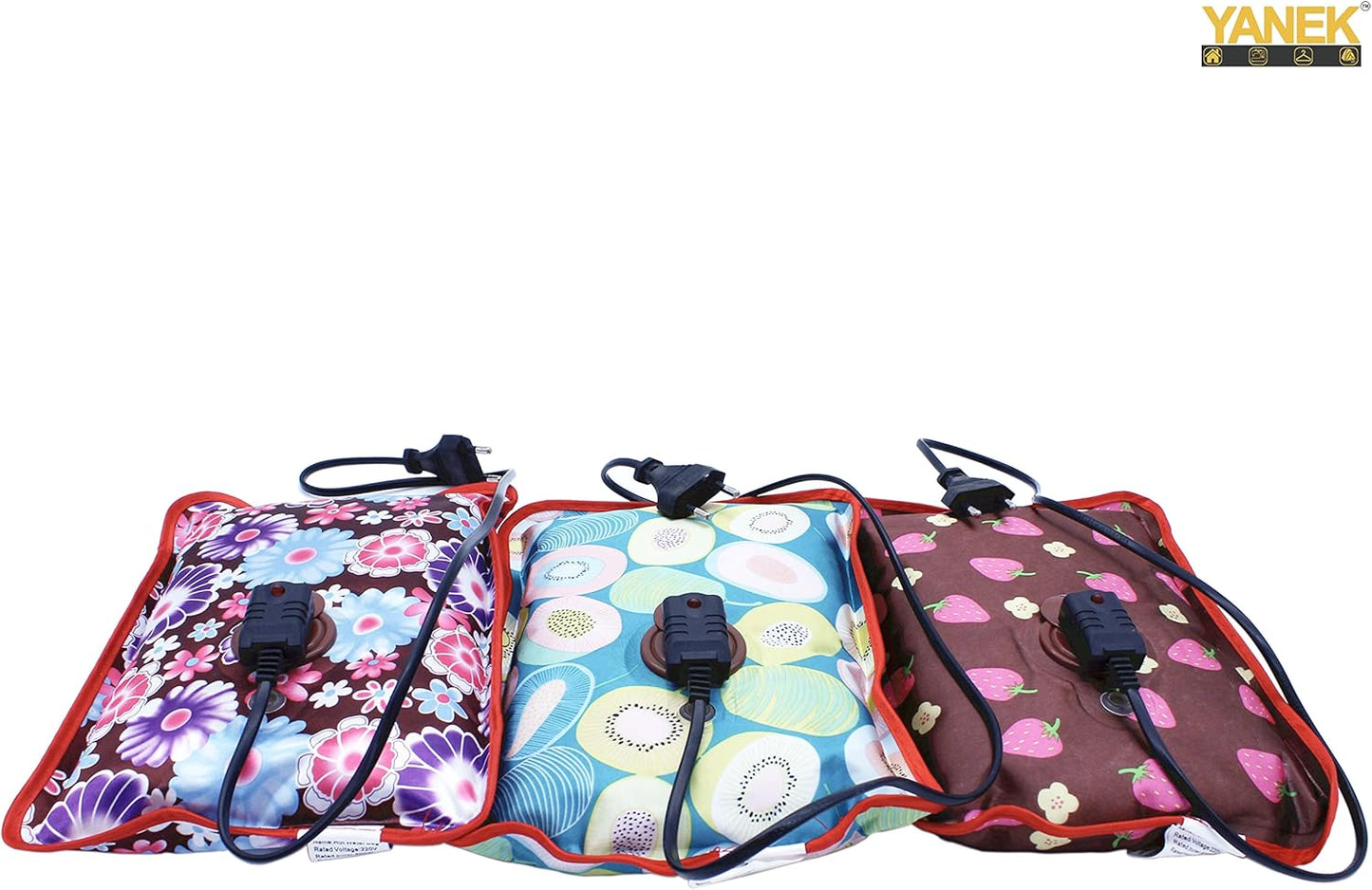 YANEK Electric Hot Water Bag | Rechargeable | Heating Pillow | For Neck Massage, Muscle Pain etc.