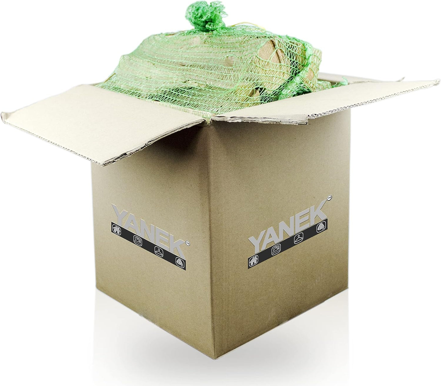 YANEK Firewood – 8KG European Dried Birch Wood Logs | For BBQ, Camping, Fire Pits & Outdoor Cooking | Wholesale BBQ Grills & Fuel UAE.