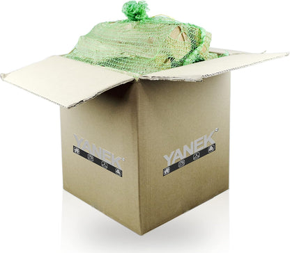 YANEK Firewood – 8KG European Dried Birch Wood Logs | For BBQ, Camping, Fire Pits & Outdoor Cooking | Wholesale BBQ Grills & Fuel UAE.