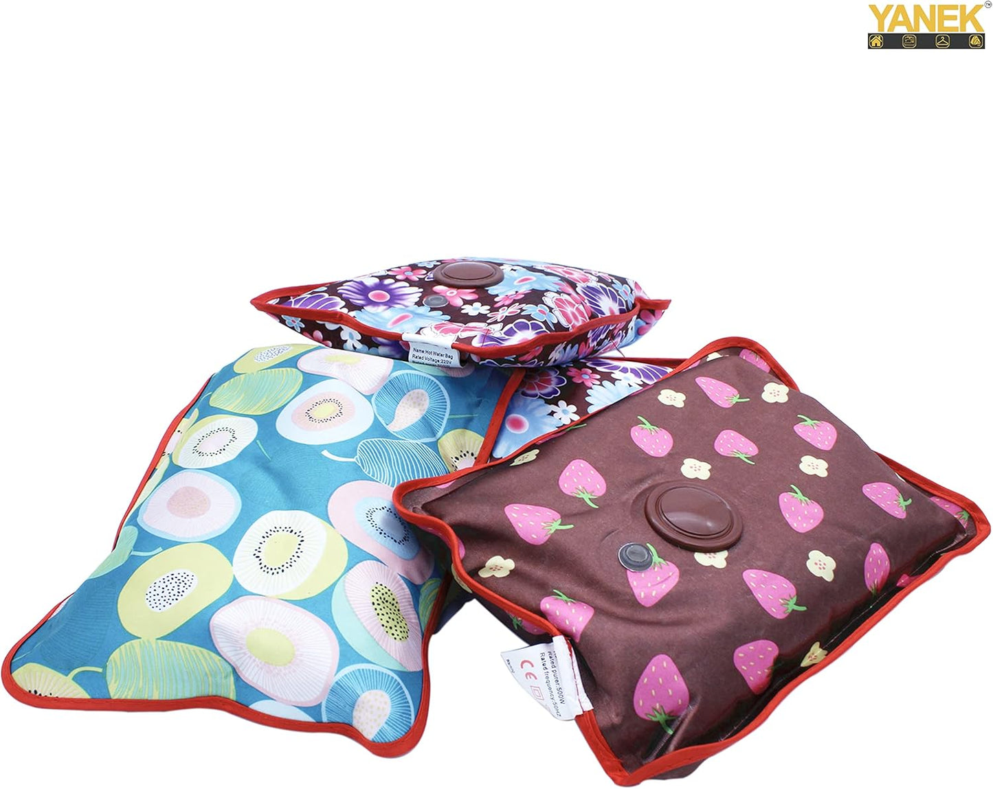 YANEK Electric Hot Water Bag | Rechargeable | Heating Pillow | For Neck Massage, Muscle Pain etc.