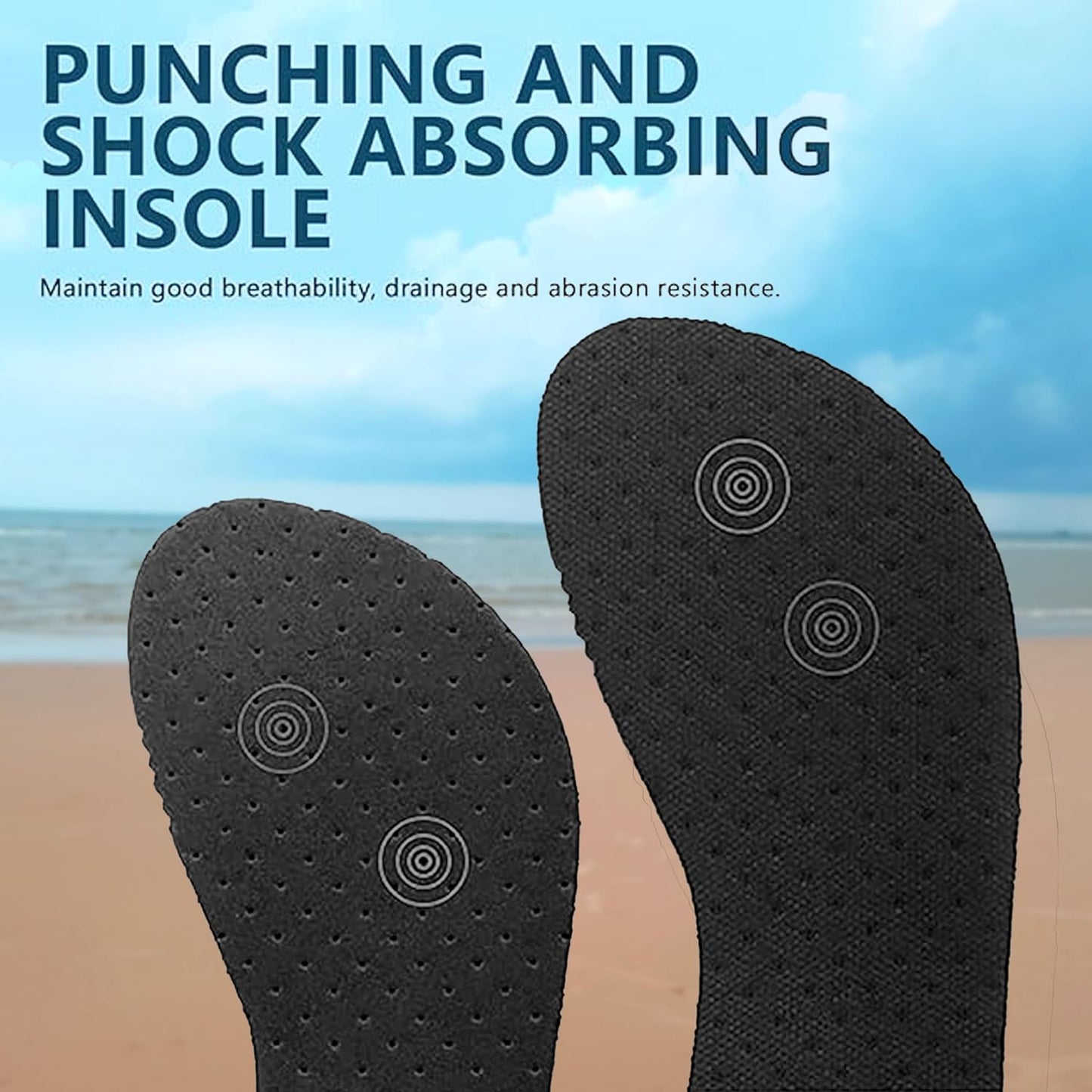 Yanek Comfortable and Durable Outdoor Beach Shoes for Men & Women's Waterproof, Quick-Drying, Non-Slip, Lightweight Sandals for Beach, Pool, Hiking, and Summer Adventures Yoga Pool Exercise