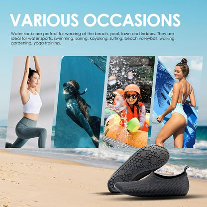 Yanek Comfortable and Durable Outdoor Beach Shoes for Men & Women's Waterproof, Quick-Drying, Non-Slip, Lightweight Sandals for Beach, Pool, Hiking, and Summer Adventures Yoga Pool Exercise