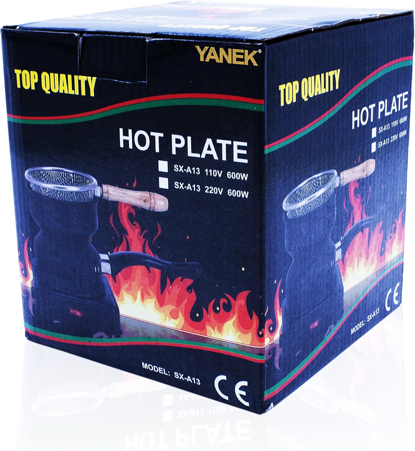 YANEK Charcoal Starter – Electric Coal Burner with Pan & Tong | For Hookah, Shisha, BBQ & Outdoor Cooking | Wholesale BBQ Grills & Fuel UAE.