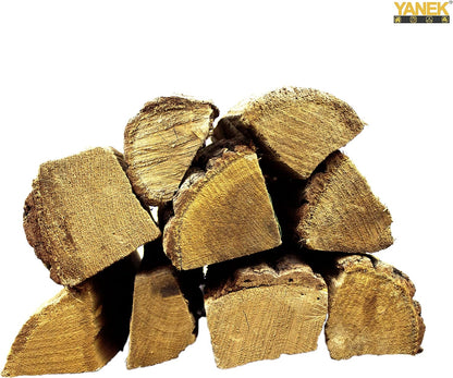 YANEK Firewood – 8KG European Dried Birch Wood Logs | For BBQ, Camping, Fire Pits & Outdoor Cooking | Wholesale BBQ Grills & Fuel UAE.